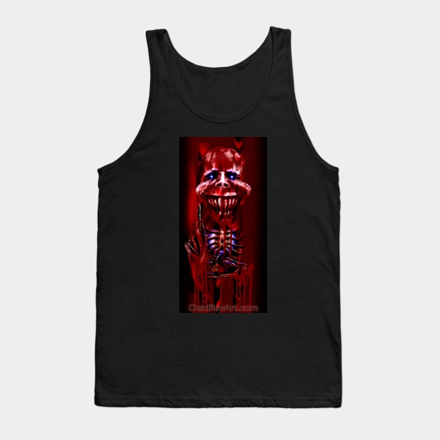 THE EATER Tank Top by Chad Rev Art